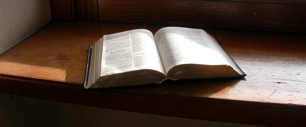 bible on pulpit